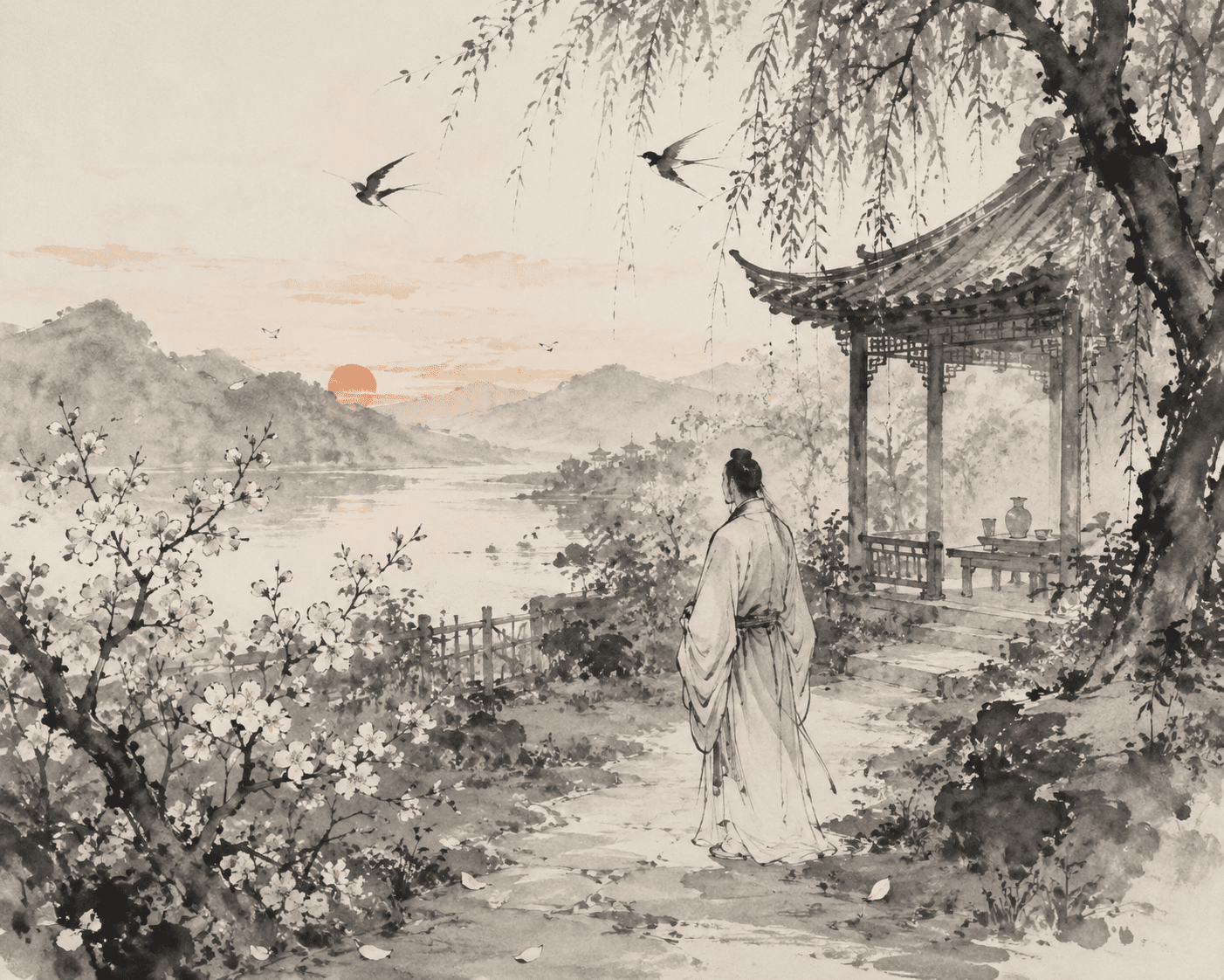 浣溪沙·一曲新词酒一杯 〔宋代〕晏殊